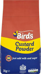 Birds Custard Powder (Add Milk) 1x3kg