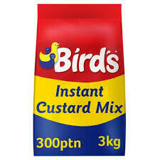 Birds Instant Custard Powder (Add Water) 1x3kg