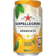 San Pellegrino Orange Cans 24x330ml