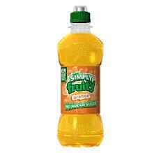 Simply Fruity Orange Drink Bottles 12x330ml