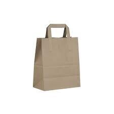 SOS Medium Brown Carrier Bags 1x250