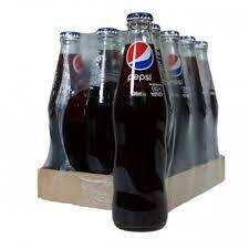 Glass Pepsi Bottles  12 x 330ml
