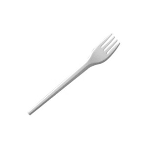 Plastic White Forks 1 x 100