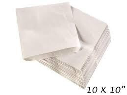 White Paper Bags (10x10") 1x1000