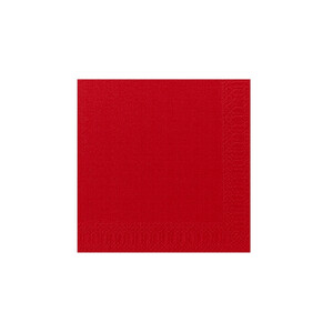 Red Napkins 2Ply (32cm) 1x125