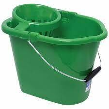 Green Mop Bucket 1x15ltr