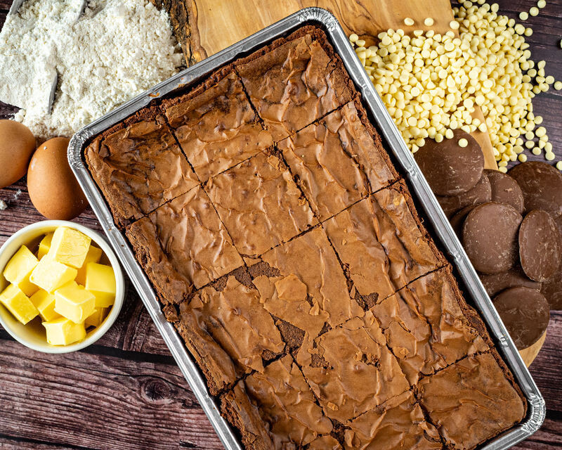 GLUTEN FREE Brownie   Tray Bake 1 x 15 PTN