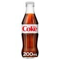 Diet Coke Glass Bottles 24 x 200ml