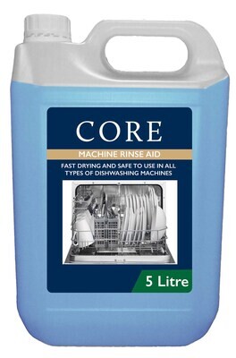 Core Brand  Machine Rinse Aid 1 x 5 Ltr