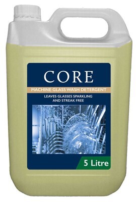 Core Brand Glass Machine Wash 1 x 5 Ltr