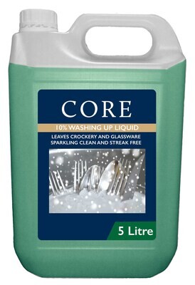 Core Brand Washing Up Liquid 1 x 5 LTR