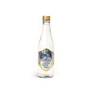 Cheddar Sparkling Water Glass Bottles 24x330ml
