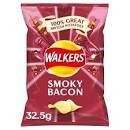 Walkers Smoky Bacon Crisps 1x32 Standard