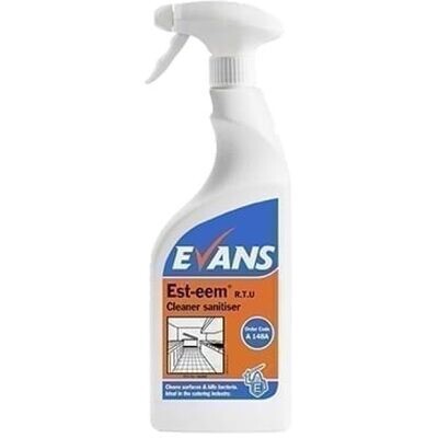 Evans Sanitiser Spray 1x750ml