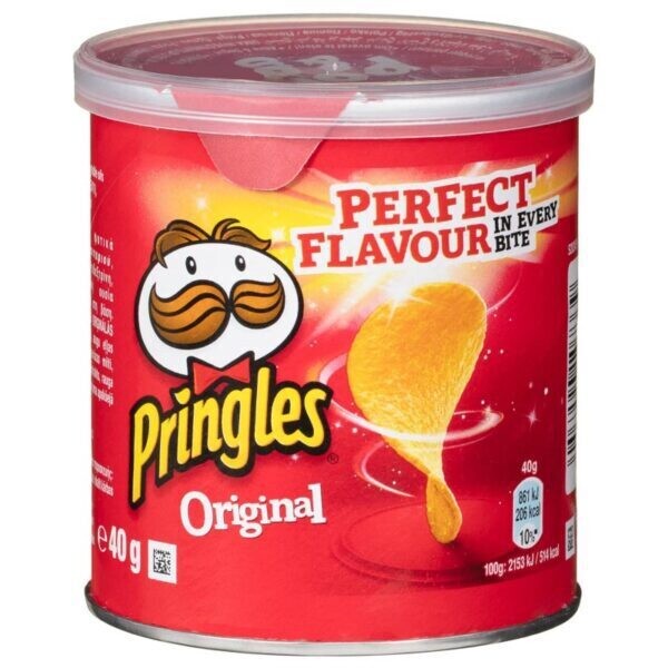 Pringles Original Crisps Can 12 x 40g