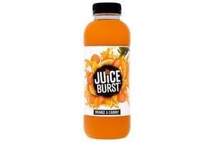 Juice Burst Orange & Carrot Bottles 12x500ml
