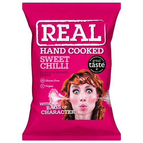 Real Crisps Sweet Chilli 24x35g