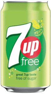 7-Up Sugar Free Cans 24x330ml