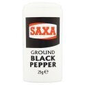 Saxa Black Pepper Mini Pots 12x25g