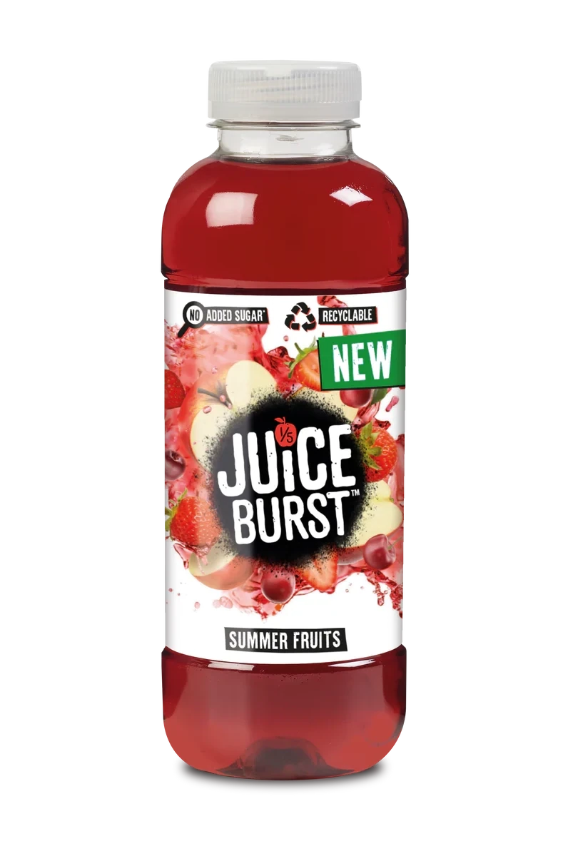 Juice Burst Summer Fruits Bottles 12x500ml