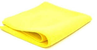 Yellow Microfibre Cloths (40x40cm) 1x5