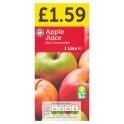Euro Shopper Apple Juice (PM) 12x1ltr