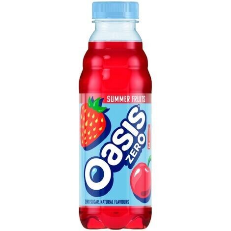 Oasis Summer Fruits Zero Bottles 12x500ml