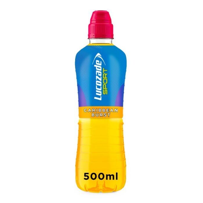 Lucozade Sport Caribbean Burst Bottles 12x500ml