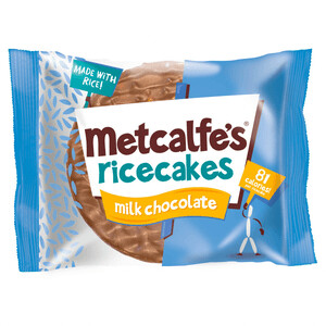 Metcalfe's GF Milk Chocolate Rice Cakes 12x34g