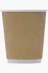 8oz Kraft Ripple Cups 1x500