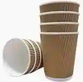 12oz Kraft Ripple Cups 1x500