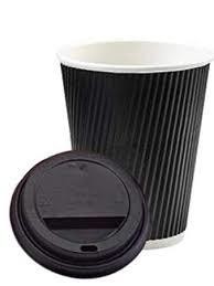 16oz Ripple Cup Black 1x500