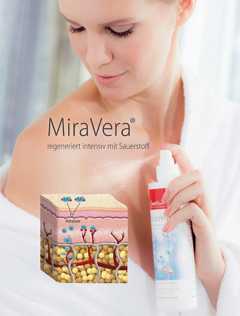 MIRA VERA 110ml - Monivaikutteinen, happipitoinen ihonhoitosuihke!
