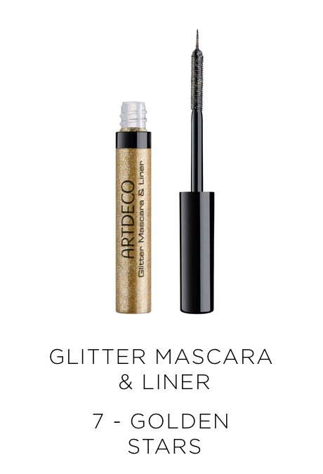 GLITTER MASCARA & LINER - ripsiin ja rajauksiin