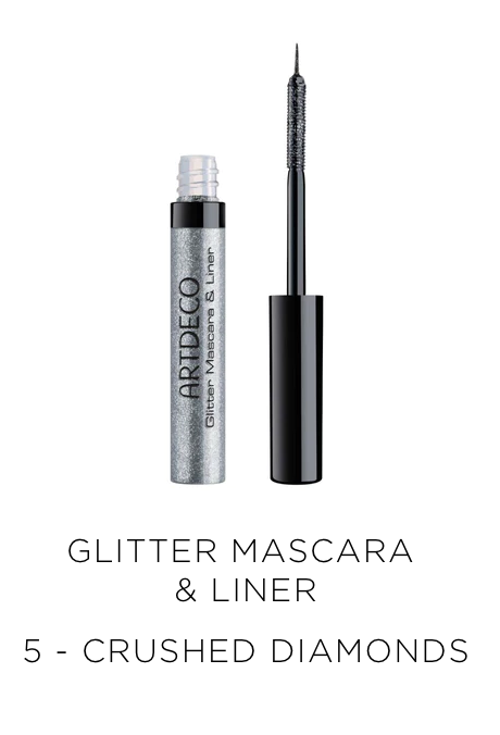 GLITTER MASCARA & LINER - ripsiin ja rajauksiin, Sävy: 5 crushed diamonds