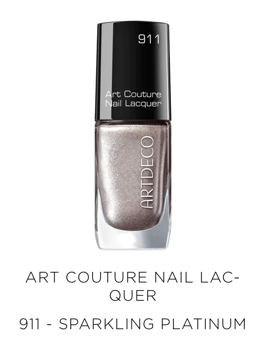 ART COUTURE NAIL LACQUER - PEARL - VAU, MIKÄ KYNSILAKKA!, Sävy: 911 sparkling platinum