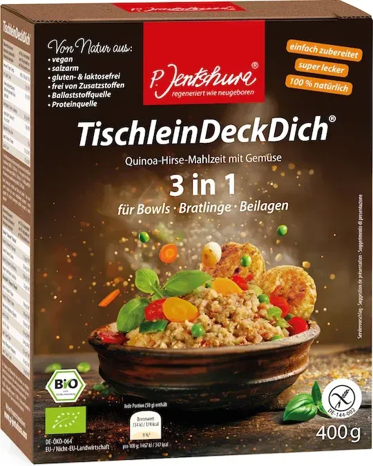 TischleinDeckDich 400g - Gluteeniton ateria! TischleinDeckDich 400g - Gluteeniton ateria!
