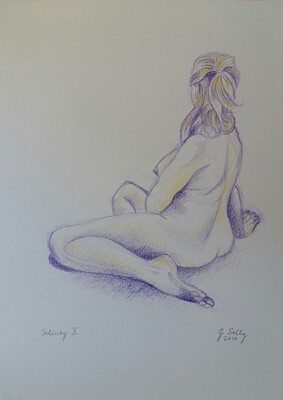 Felicity 10. A3 Pencil Drawing