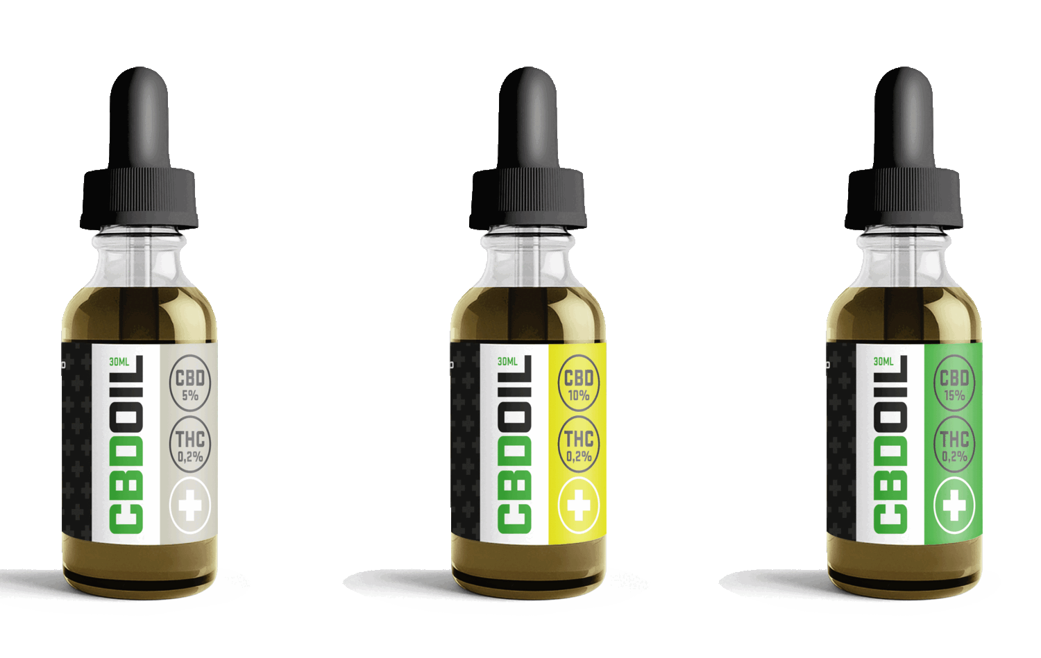 All 3 of our CBD Oils