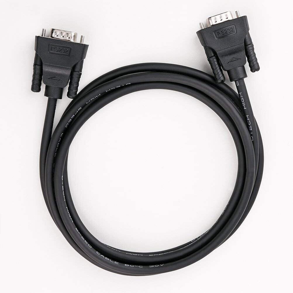 9 Pin Serial Cable 6ft Male to Male RS232 Straight Through