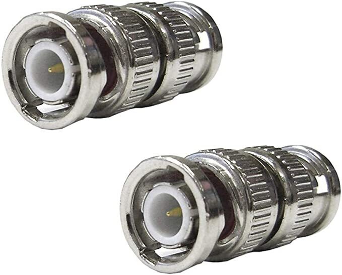Male to Male Coax Couplers 2 Pack