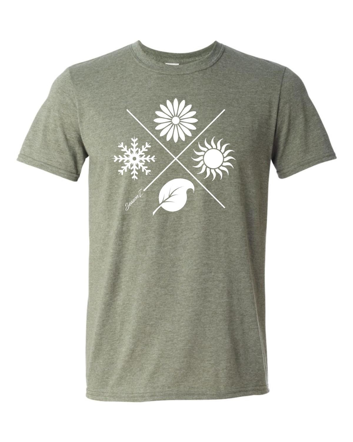 4 SEASONS T-SHIRT-MILITARY GREEN