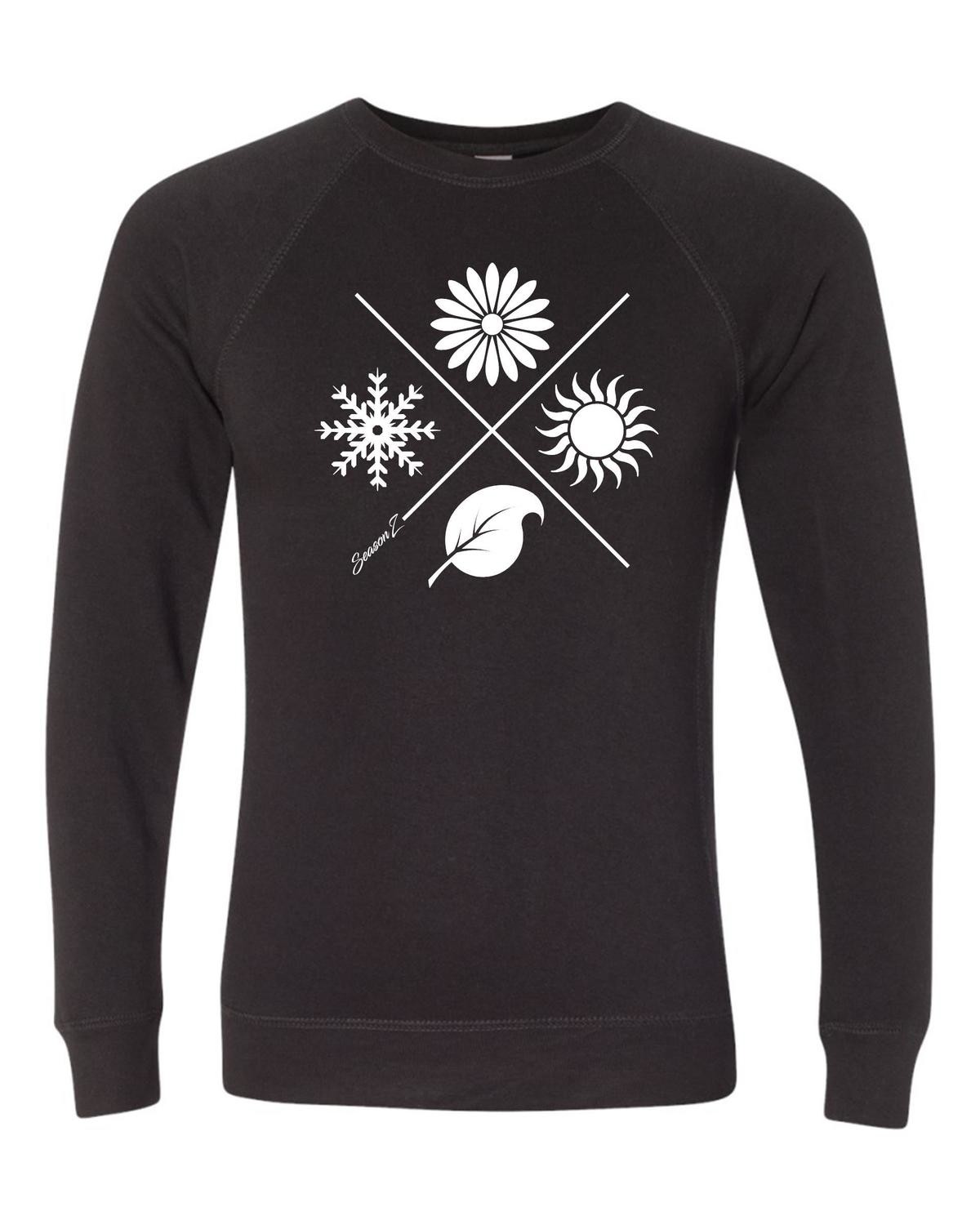 4 SEASONS CREWNECK-BLACK