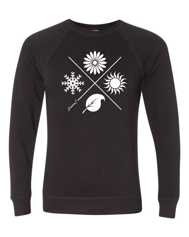 4 SEASONS CREWNECK-BLACK