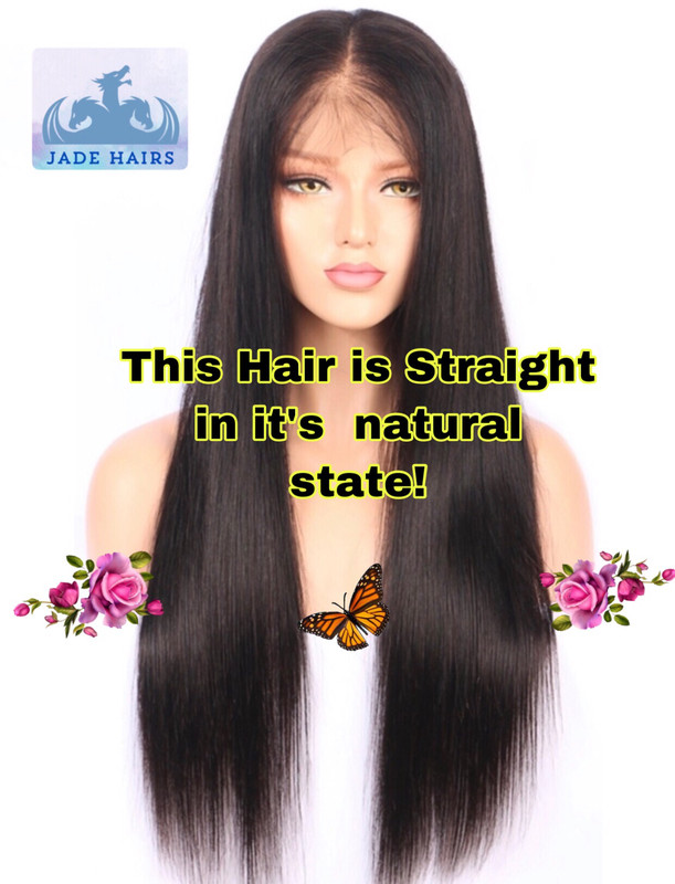 Indian Straight &amp; Silky Full Lace Wig ( Virgin Hair) 22”Inches Long.
