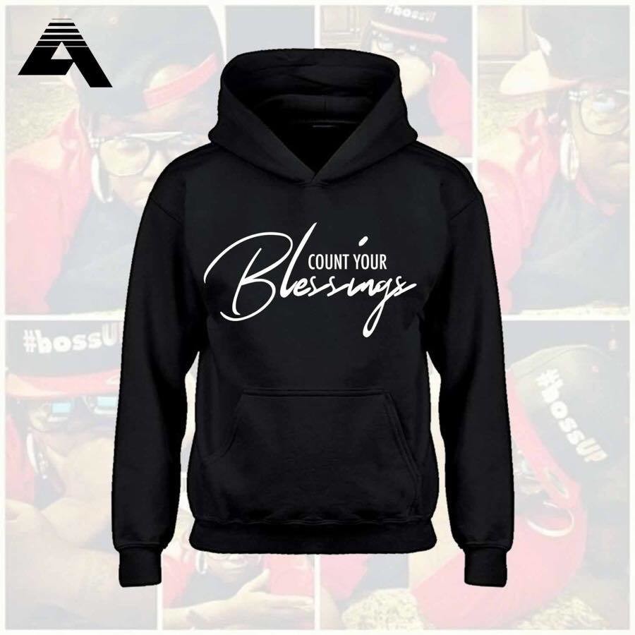 [Blk] Count Your Blessing Hoodie
