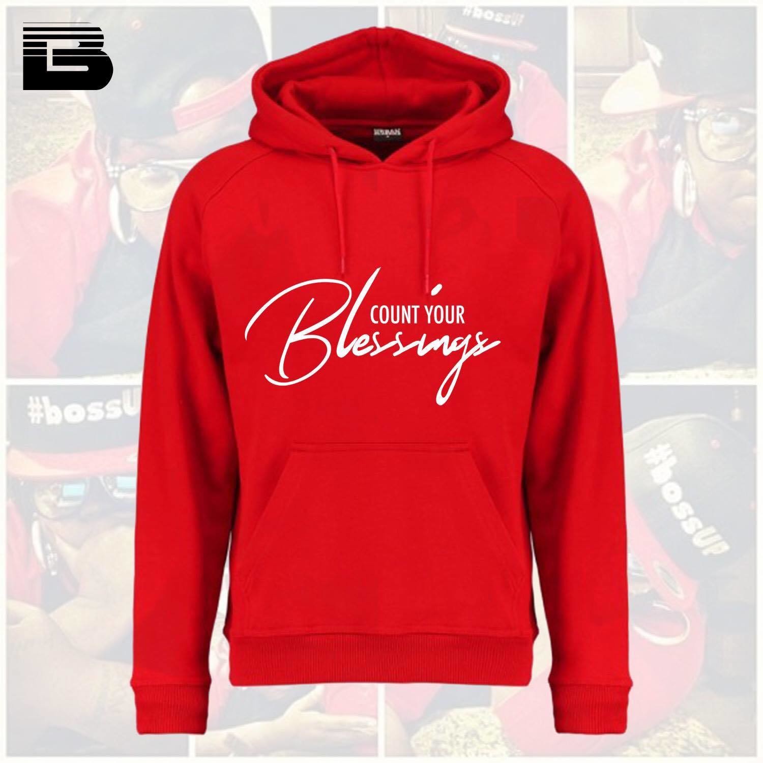 [Red] Count your Blessings Hoodie