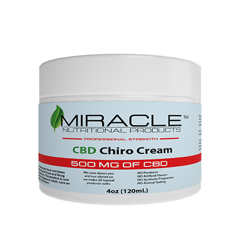 CBD Chiro Cream 4oz 500mg