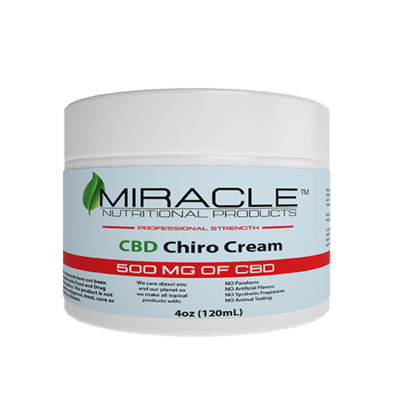 CBD Chiro Cream 4oz 500mg