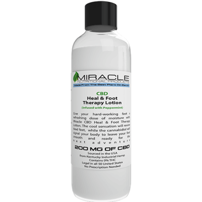 CBD Heal & Foot Therapy Lotion Infused with Peppermint